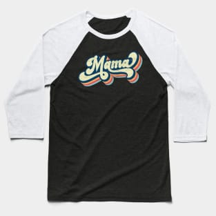 Mama Retro	Livin that Crazy Mom Life Baseball T-Shirt